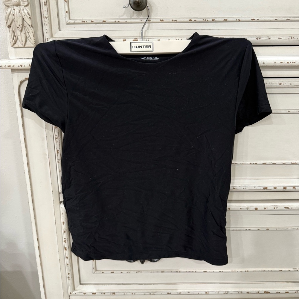 Black Basic tee